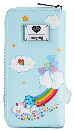 Portefeuille zippé Les Bisounours 40ème Anniversaire Care A Lot Castle Loungefly