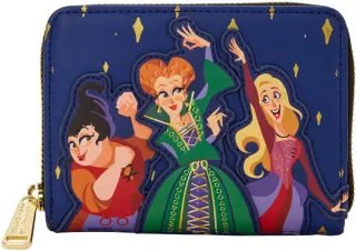 Portefeuille zippé Les Sœurs Sanderson Ciel nocturne Loungefly