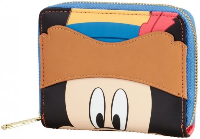 Portefeuille zippé Mickey Mouse Mousquetaires Cosplay Loungefly