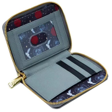 Portefeuille zippé Lettre de Poudlard Loungefly