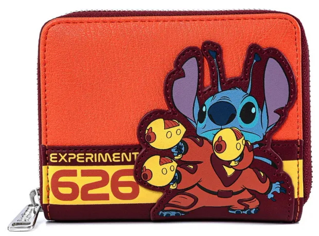 Portefeuille zippé Lilo et Stitch Expérience 626 Loungefly