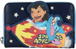 Portefeuille zippé Lilo et Stitch Aventure Spatiale Loungefly