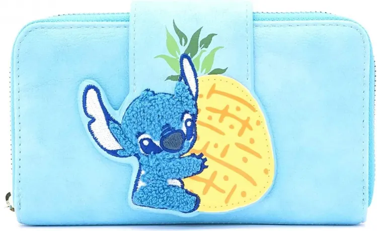 Portefeuille zippé Lilo et Stitch Pineapple Loungefly