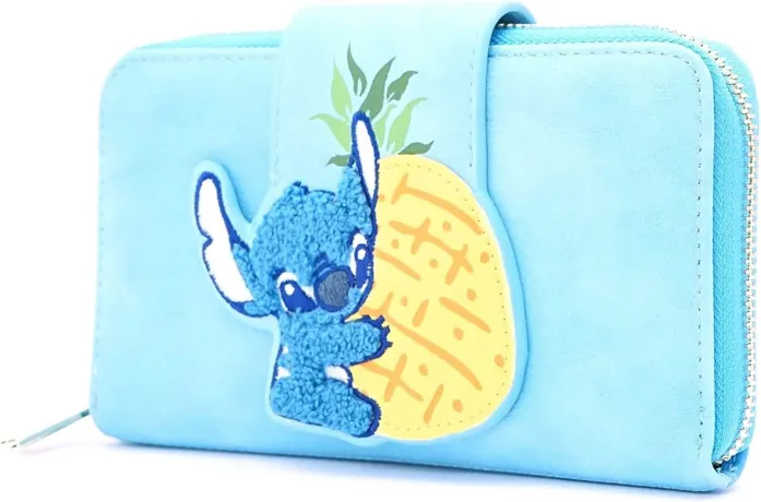 Portefeuille zippé Lilo et Stitch Pineapple Loungefly
