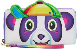 Portefeuille zippé Lisa Frank Panda Peintre Copslay Loungefly