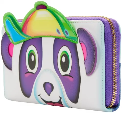 Portefeuille zippé Lisa Frank Panda Peintre Copslay Loungefly