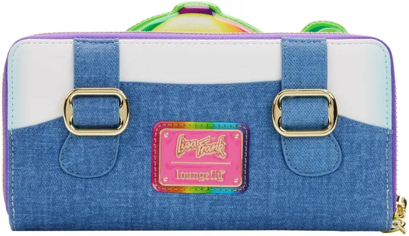 Portefeuille zippé Lisa Frank Panda Peintre Copslay Loungefly