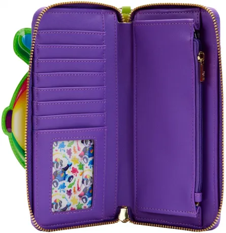 Portefeuille zippé Lisa Frank Panda Peintre Copslay Loungefly