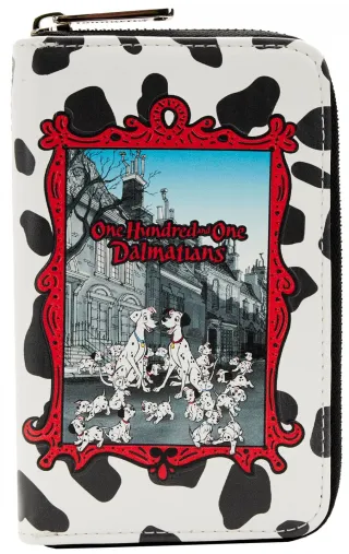 Portefeuille zippé Livre Classique Les 101 Dalmatiens Loungefly