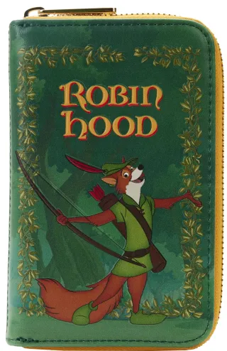 Portefeuille zippé Livre Classique Robin des Bois Loungefly