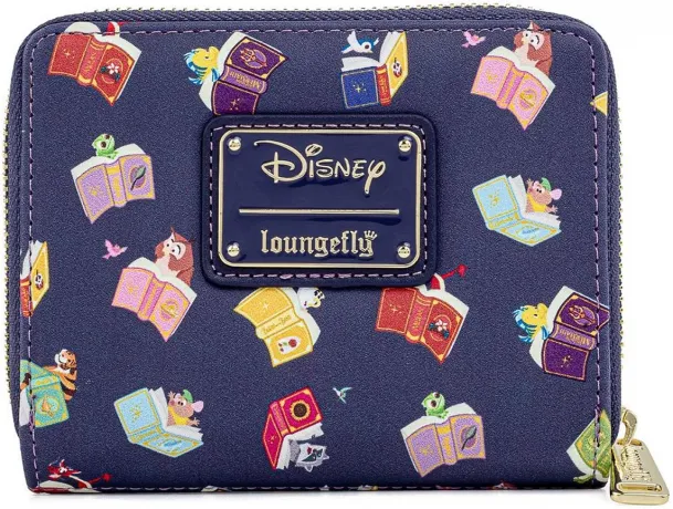 Portefeuille zippé Livres de Princesse Loungefly