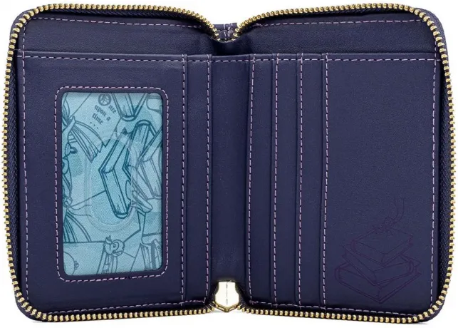 Portefeuille zippé Livres de Princesse Loungefly