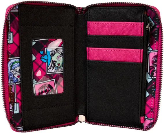 Portefeuille zippé Logo Loungefly