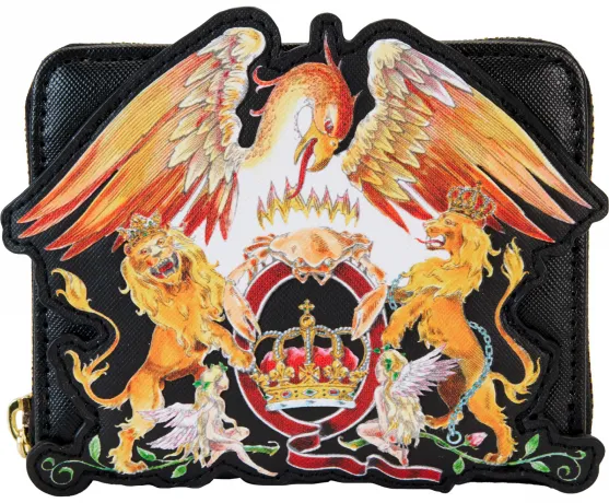 Portefeuille zippé Logo Crest Loungefly