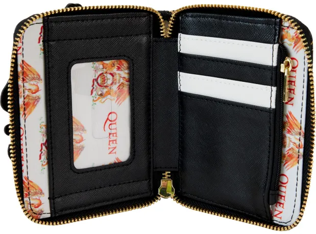 Portefeuille zippé Logo Crest Loungefly