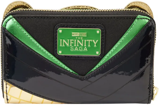 Portefeuille zippé Loki Métallique Cosplay Loungefly