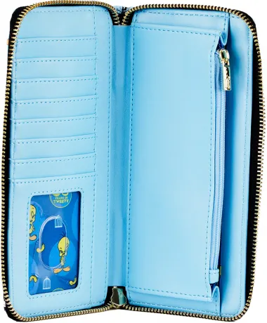 Portefeuille zippé Looney Tunes 80 ans Titi et Grosminet Loungefly