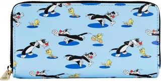 Portefeuille zippé Looney Tunes 80 ans Titi et Grosminet Loungefly