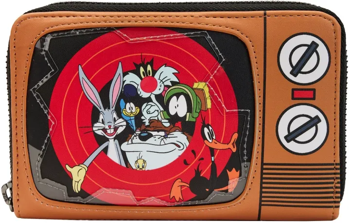 Portefeuille zippé Looney Tunes That&#039;s All Folks Loungefly