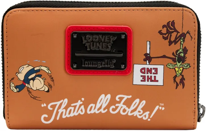 Portefeuille zippé Looney Tunes That&#039;s All Folks Loungefly