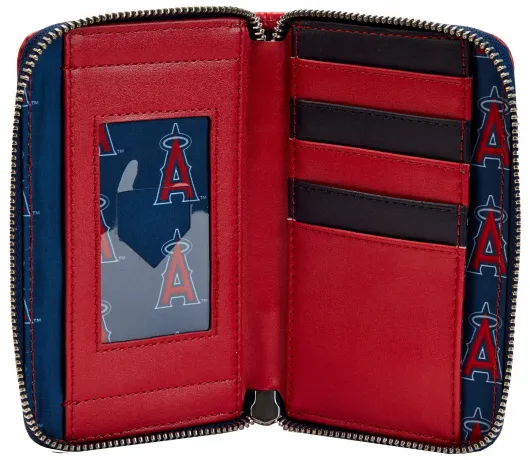 Portefeuille zippé Los Angeles Angels Patches Loungefly