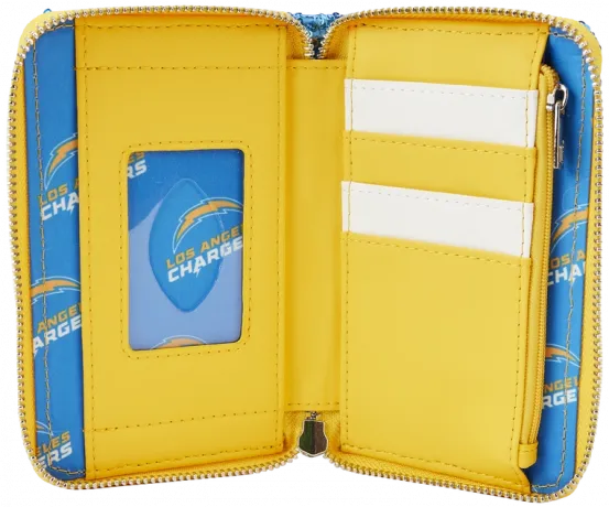 Portefeuille zippé Los Angeles Chargers Sequin Loungefly