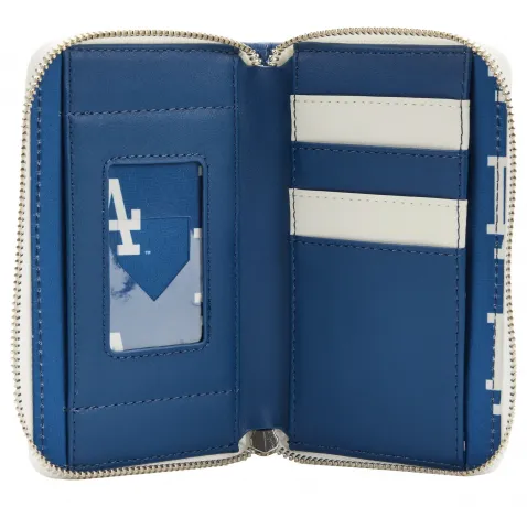 Portefeuille zippé Los Angeles Dodgers Patches Loungefly