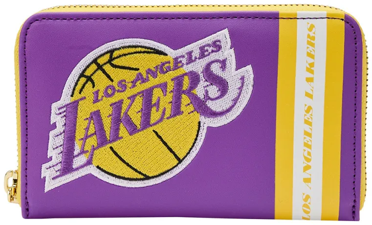 Portefeuille zippé Los Angeles Lakers Patch Icons Loungefly