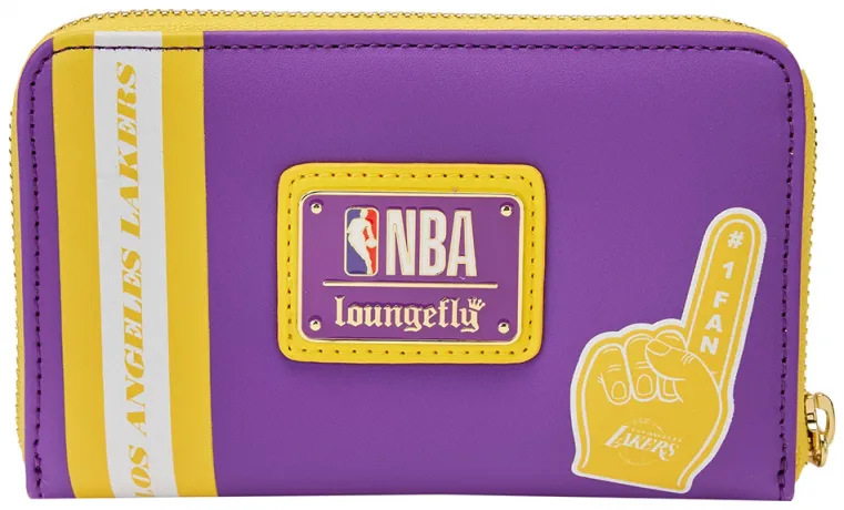 Portefeuille zippé Los Angeles Lakers Patch Icons Loungefly