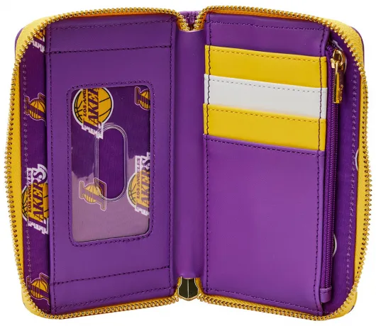 Portefeuille zippé Los Angeles Lakers Patch Icons Loungefly