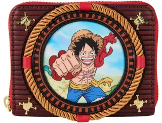 Portefeuille zippé Luffy Loungefly