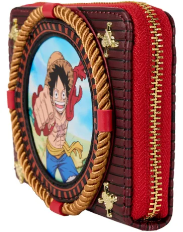 Portefeuille zippé Luffy Loungefly