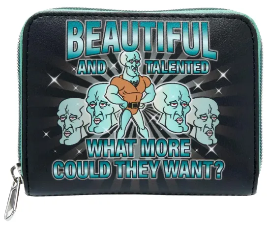 Portefeuille zippé Magnifique Carlo Tentacule Loungefly