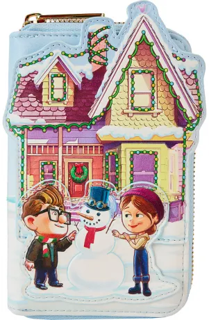 Portefeuille zippé Maison de Noël Loungefly