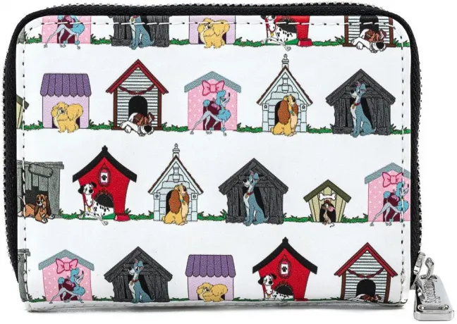 Portefeuille zippé Niches des Chiens de Disney Impression Intégrale Loungefly