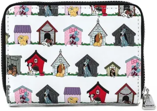 Portefeuille zippé Niches des Chiens de Disney Impression Intégrale Loungefly