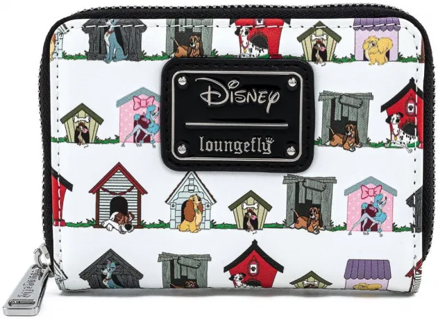 Portefeuille zippé Niches des Chiens de Disney Impression Intégrale Loungefly