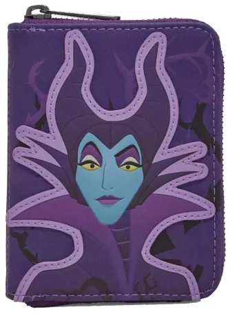 Portefeuille zippé Maléfique Loungefly