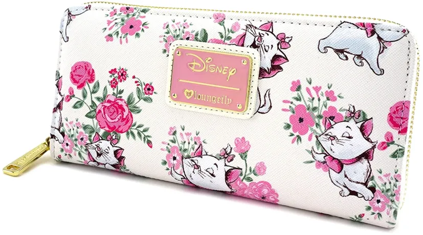 Portefeuille zippé Marie Floral Impression Intégrale Loungefly