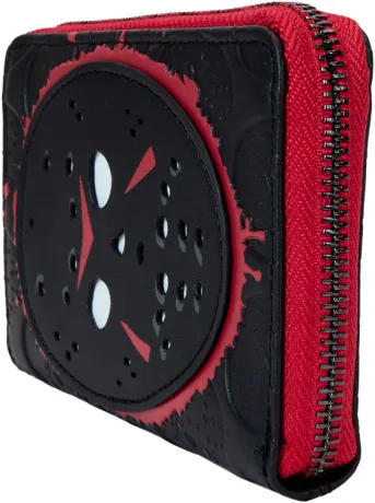 Portefeuille zippé Masque de Jason Glow Loungefly