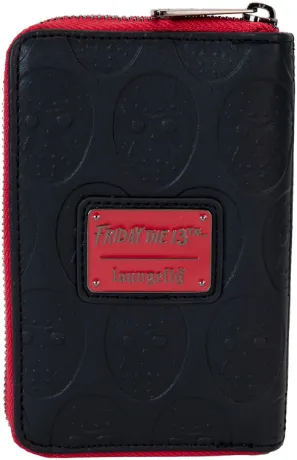 Portefeuille zippé Masque de Jason Glow Loungefly