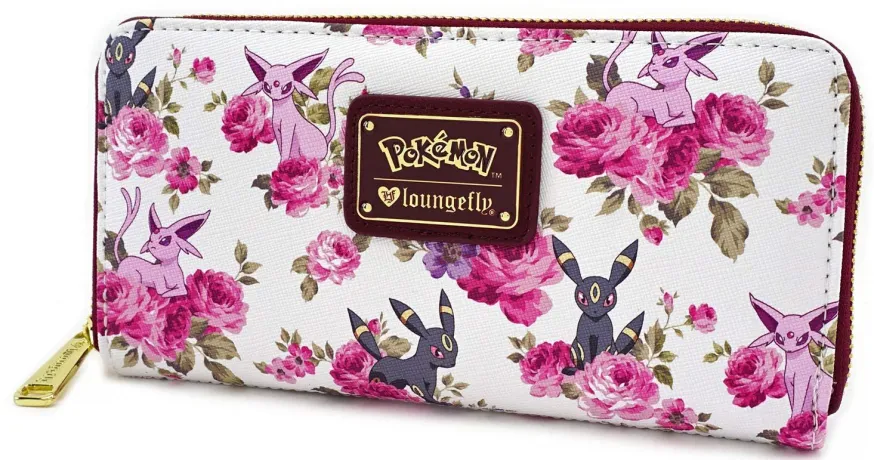 Portefeuille zippé Mentali et Noctali Floral Loungefly