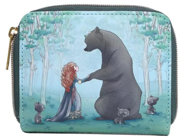 Portefeuille zippé Merida Ours Loungefly