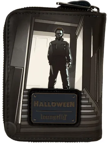 Portefeuille zippé Michael Myers Jack-O&#039;-Lantern Glow Loungefly