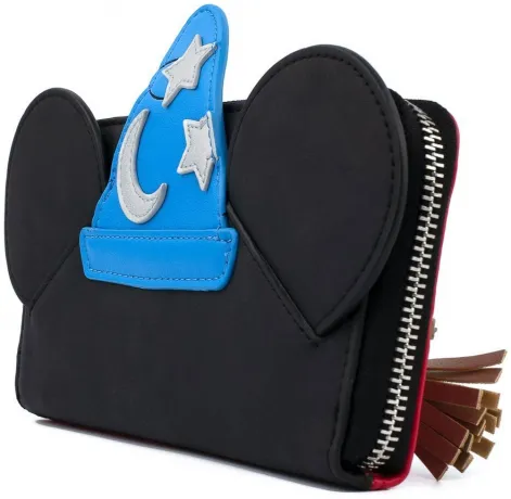 Portefeuille zippé Mickey Mouse l&#039;Apprenti Sorcier Loungefly