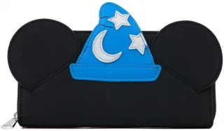 Portefeuille zippé Mickey Mouse l&#039;Apprenti Sorcier Loungefly