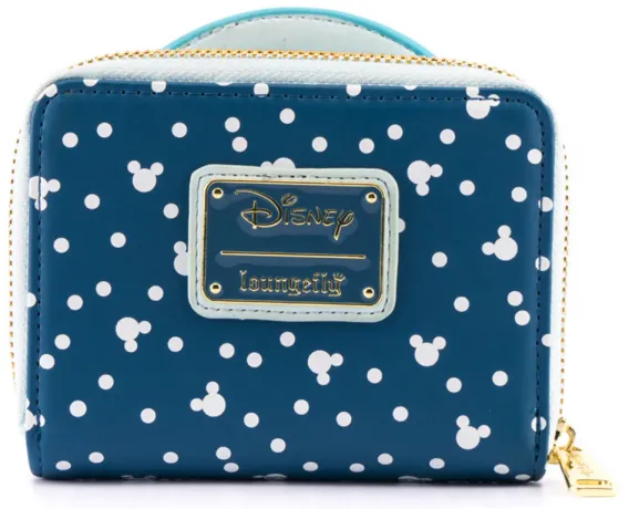 Portefeuille zippé Boule à Neige Mickey et Minnie Mouse Loungefly