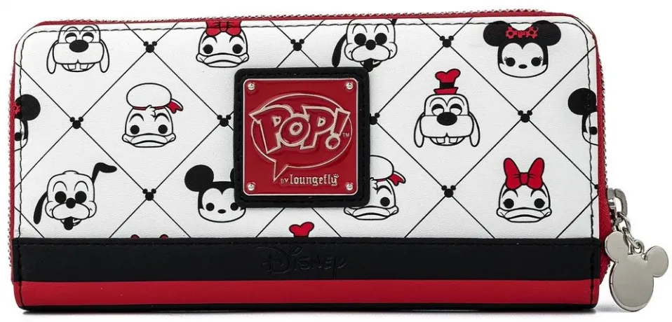 Portefeuille zippé Mickey et ses 6 amis sensationnel Pop! by loungefly Loungefly