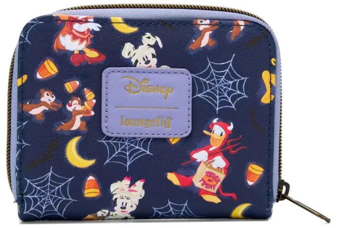 Portefeuille zippé Mickey et ses Amis Halloween Loungefly