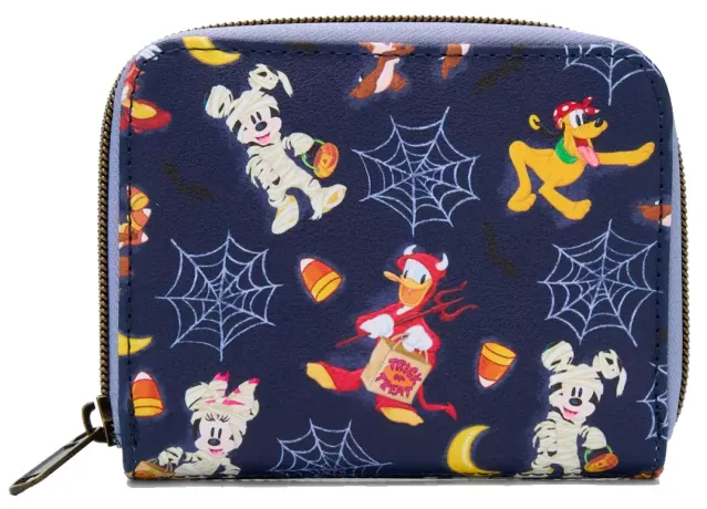Portefeuille zippé Mickey et ses Amis Halloween Loungefly